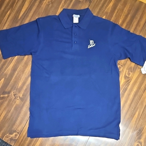 MLB Blue Polo Shirt - Picture 1 of 10